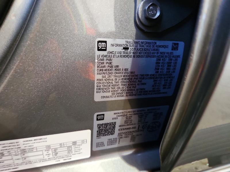 Aukcja sprzedaży 2024 Gmc Sierra, vin: 1GTUUCE82RZ106061, numer aukcji: 59303566