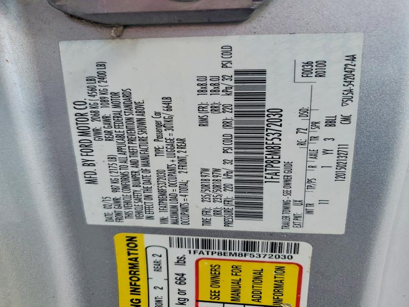 Aukcja sprzedaży 2015 Ford Mustang, vin: 1FATP8EM8F5372030, numer aukcji: 59687206