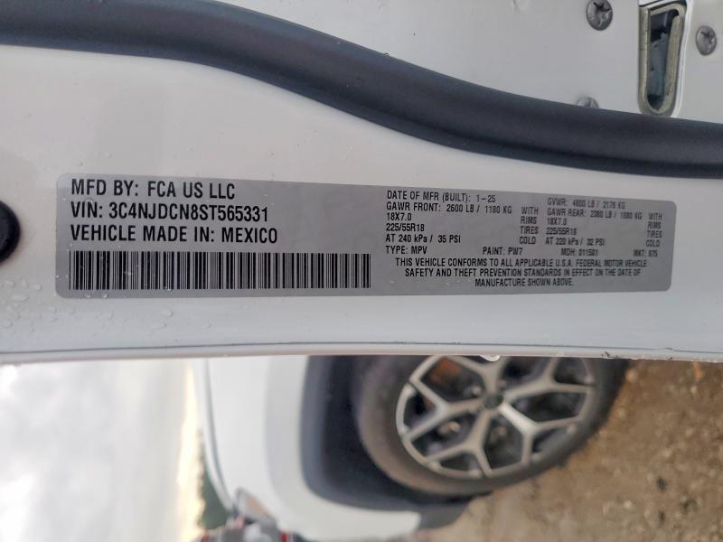 Aukcja sprzedaży 2025 Jeep Compass, vin: 3C4NJDCN8ST565331, numer aukcji: 62153956