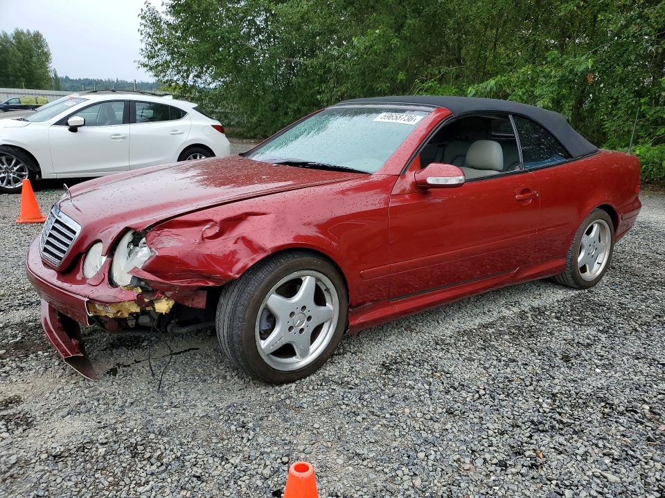 Aukcja sprzedaży 2003 Mercedes-benz Clk, vin: WDBLK70G13T137785, numer aukcji: 59658736