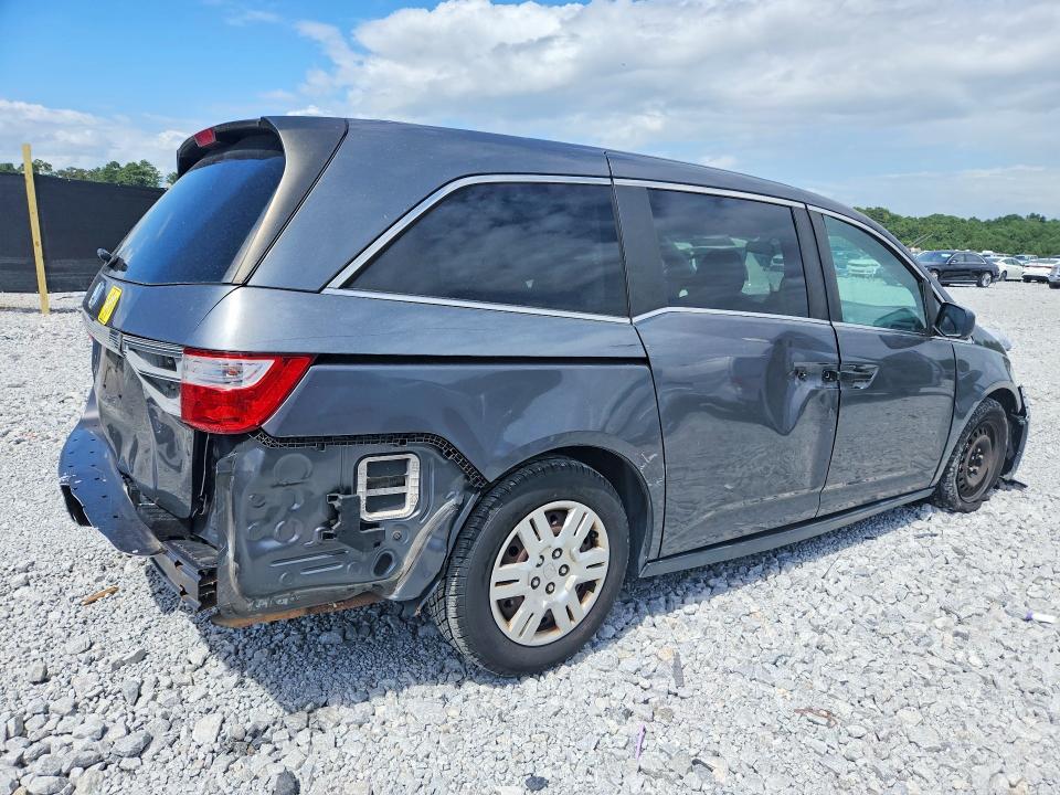 61033716 :رقم المزاد ، 5FNRL5H22CB147203 vin ، 2012 Honda Odyssey مزاد بيع