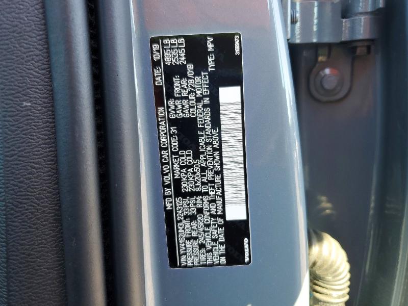 Продажа на аукционе авто 2020 Volvo Xc40, vin: YV4162UM3L2243125, номер лота: 60502896