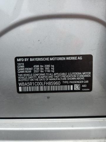 Aukcja sprzedaży 2020 Bmw 330i, vin: WBA5R1C00LFH85960, numer aukcji: 61243856