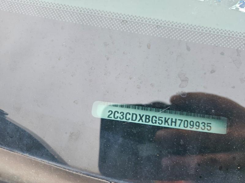 Продаж на аукціоні авто 2019 Dodge Charger, vin: 2C3CDXBG5KH709935, номер лоту: 59665506