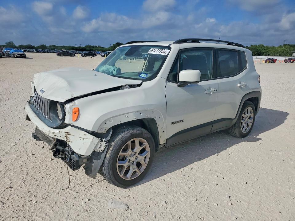 2018 Jeep Renegade მანქანა იყიდება აუქციონზე, vin: ZACCJABB2JPG70563, აუქციონის ნომერი: 61211766