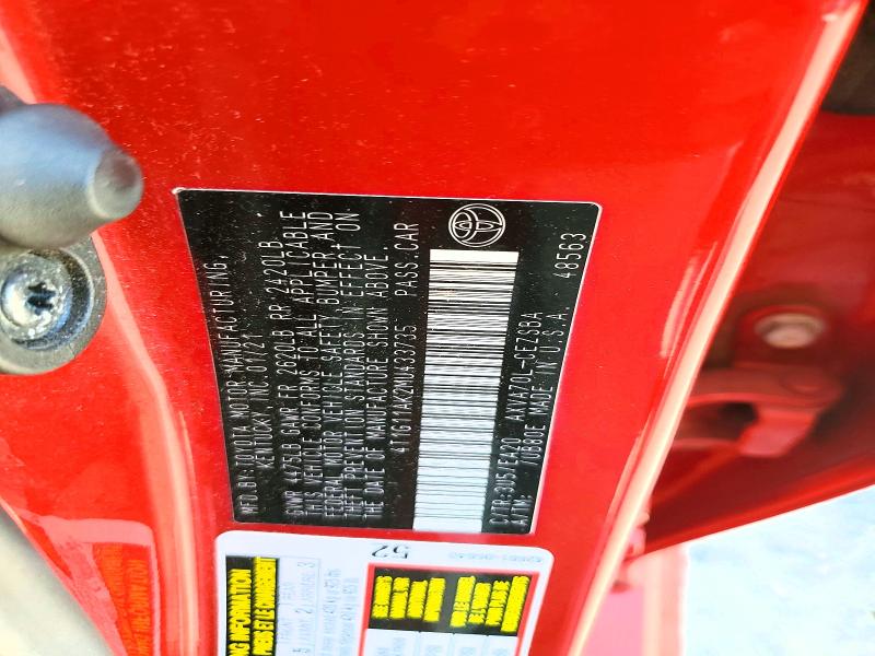 2021 Toyota Camry მანქანა იყიდება აუქციონზე, vin: 4T1G11AK2MU433735, აუქციონის ნომერი: 61184436