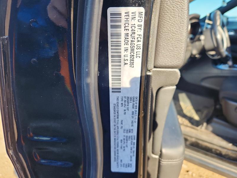 61926016 :رقم المزاد ، 1C4RJFAG5MC828357 vin ، 2021 Jeep Grand Cherokee مزاد بيع