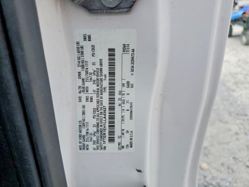 61862066 :رقم المزاد ، 1FTER1EH1LLA43927 vin ، 2020 Ford Ranger مزاد بيع