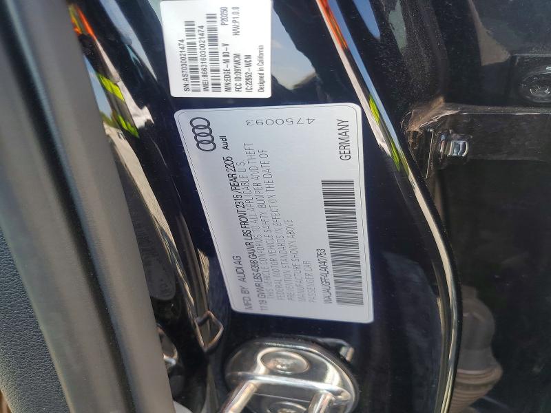 Aukcja sprzedaży 2020 Audi A3, vin: WAUAUGFF4LA040753, numer aukcji: 59154896