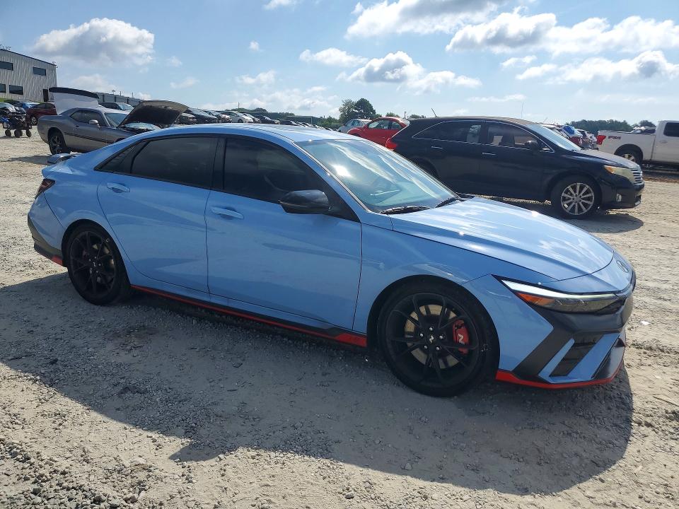 2025 Hyundai Elantra N მანქანა იყიდება აუქციონზე, vin: KMHLW4DK2SU025679, აუქციონის ნომერი: 61535146