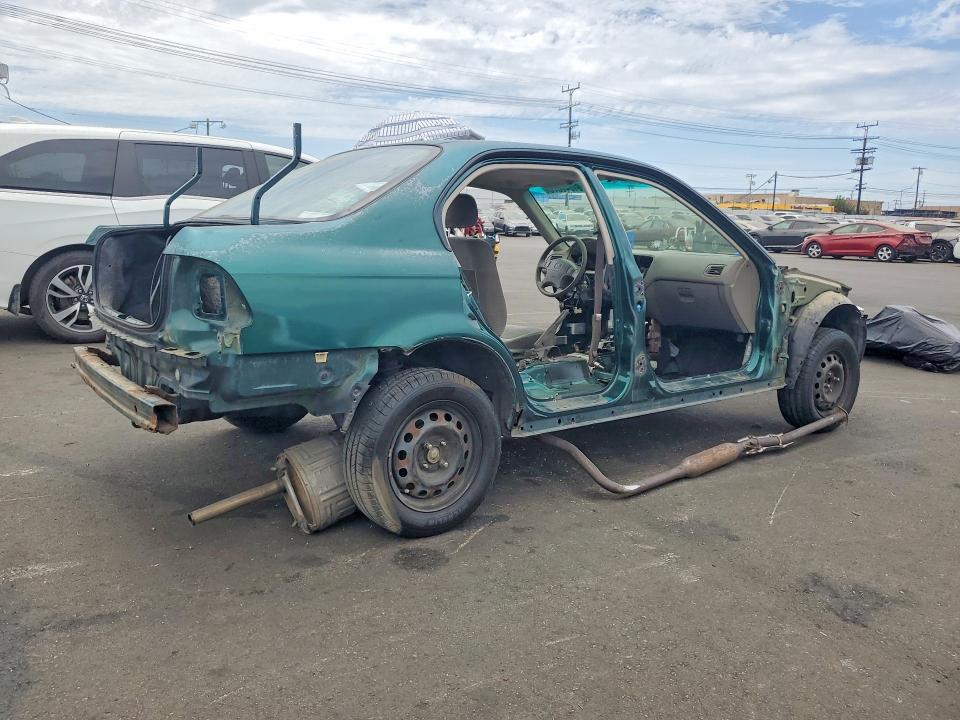 1999 Honda Civic მანქანა იყიდება აუქციონზე, vin: 2HGEJ6617XH511525, აუქციონის ნომერი: 61046876