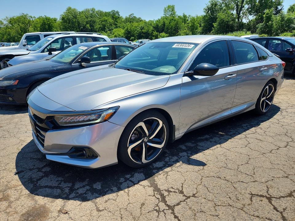 Auction sale of the 2022 Honda Accord, vin: 1HGCV1F41NA114722, lot number: 58366826