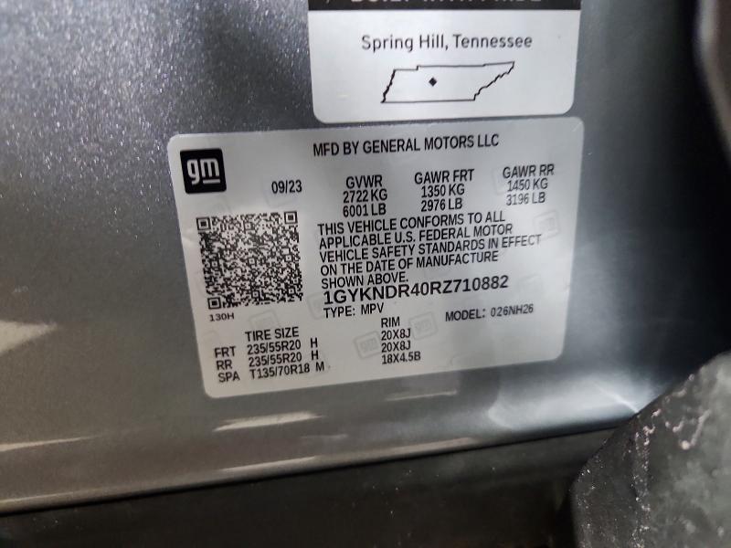Aukcja sprzedaży 2024 Cadillac Xt5, vin: 1GYKNDR40RZ710882, numer aukcji: 60206986