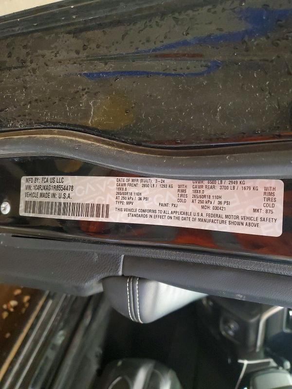 62082806 :رقم المزاد ، 1C4RJKAG1R8554478 vin ، 2024 Jeep Grand Cherokee مزاد بيع