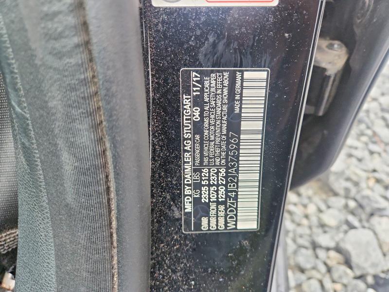 Aukcja sprzedaży 2018 Mercedes-benz E, vin: WDDZF4JB2JA375967, numer aukcji: 62270116
