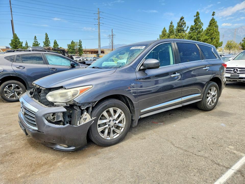 61569736 :رقم المزاد ، 5N1AL0MN7EC513345 vin ، 2014 Infiniti Qx60 مزاد بيع