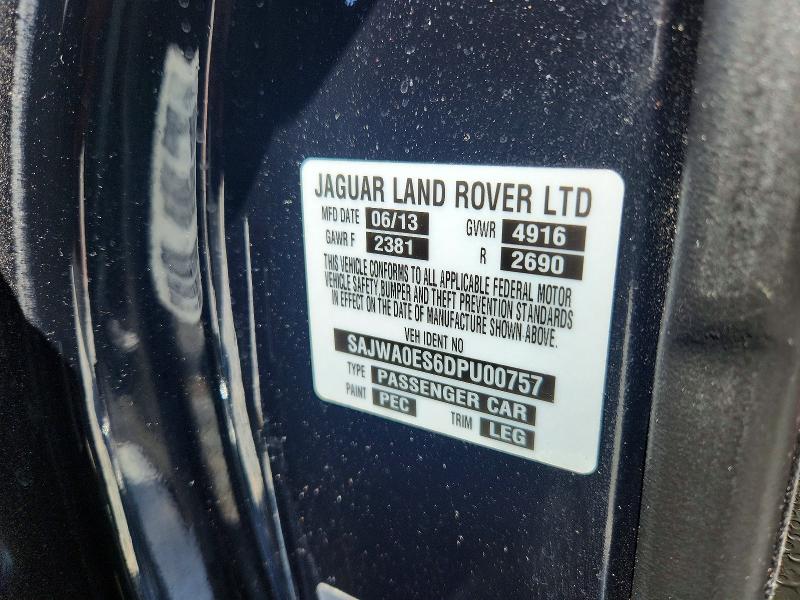 Продажа на аукционе авто 2013 Jaguar Xf, vin: SAJWA0ES6DPU00757, номер лота: 59693346