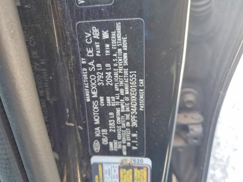 Aukcja sprzedaży 2019 Kia Forte, vin: 3KPF34ADXKE016551, numer aukcji: 57452246