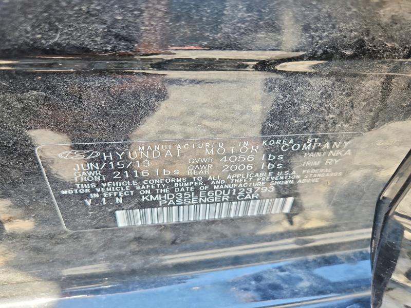 61159636 :رقم المزاد ، KMHD35LE6DU123793 vin ، 2013 Hyundai Elantra Gt مزاد بيع