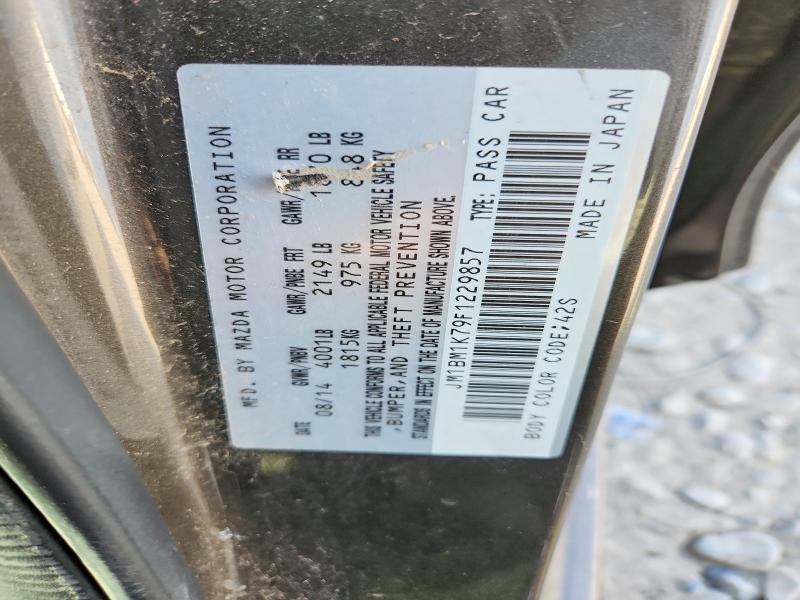 Продажа на аукционе авто 2015 Mazda 3, vin: JM1BM1K79F1229857, номер лота: 62405246