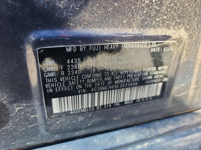 Продаж на аукціоні авто 2014 Subaru Legacy, vin: 4S3BMCH69E3025606, номер лоту: 61626916