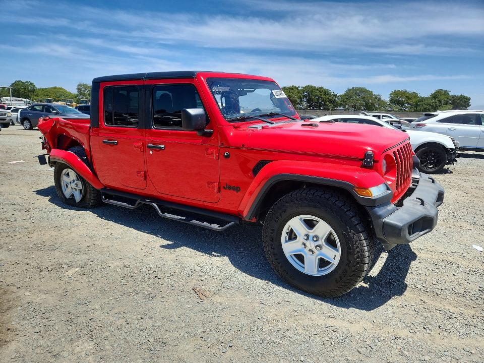 62004886 :رقم المزاد ، 1C6HJTAG7LL179628 vin ، 2020 Jeep Gladiator مزاد بيع