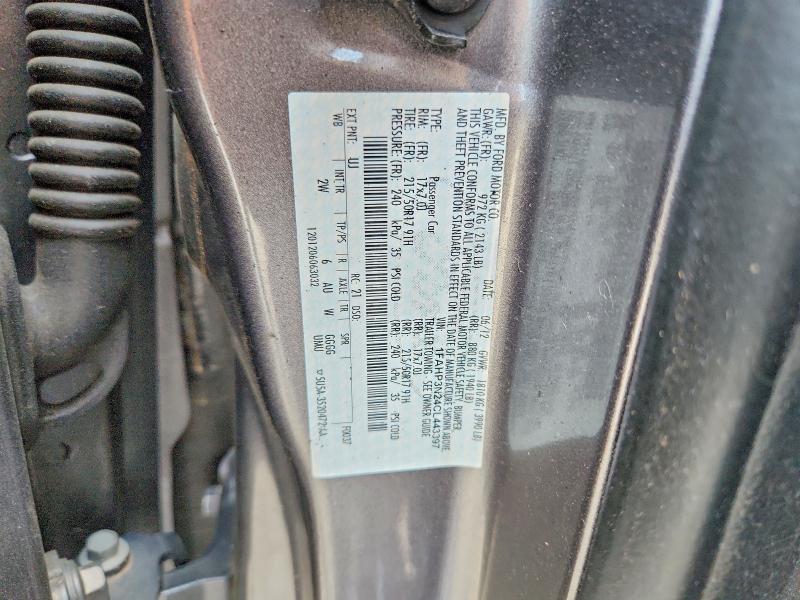 2012 Ford Focus მანქანა იყიდება აუქციონზე, vin: 1FAHP3N24CL443397, აუქციონის ნომერი: 61415226