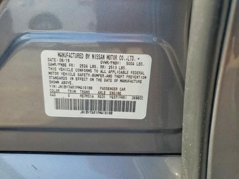 Aukcja sprzedaży 2015 Infiniti Q50, vin: JN1BV7AR1FM416188, numer aukcji: 59400026