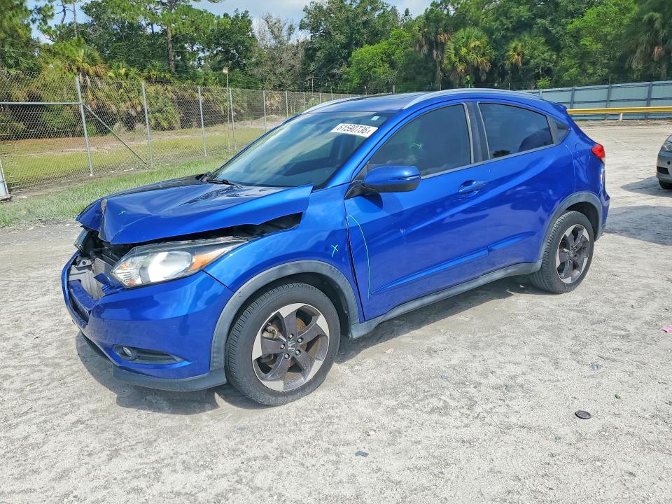 61590736 :رقم المزاد ، 3CZRU6H78JM708389 vin ، 2018 Honda Hr-v مزاد بيع