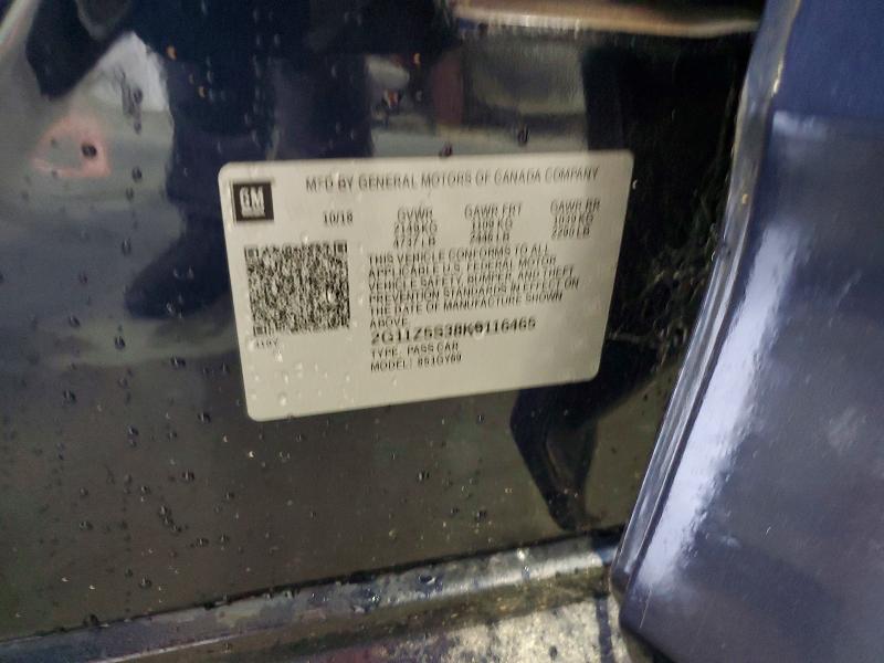 Продаж на аукціоні авто 2019 Chevrolet Impala, vin: 2G11Z5S38K9116465, номер лоту: 61788806
