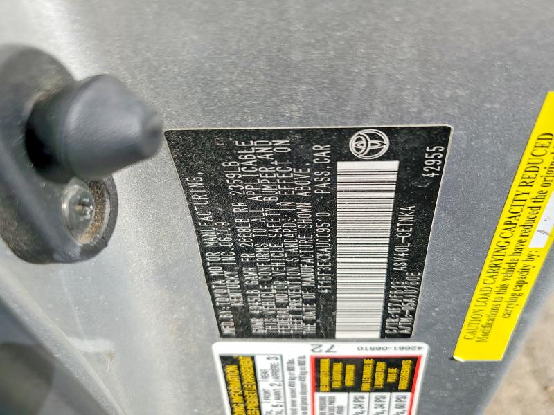 Aukcja sprzedaży 2010 Toyota Camry, vin: 4T1BF3EKXAU009510, numer aukcji: 61163046