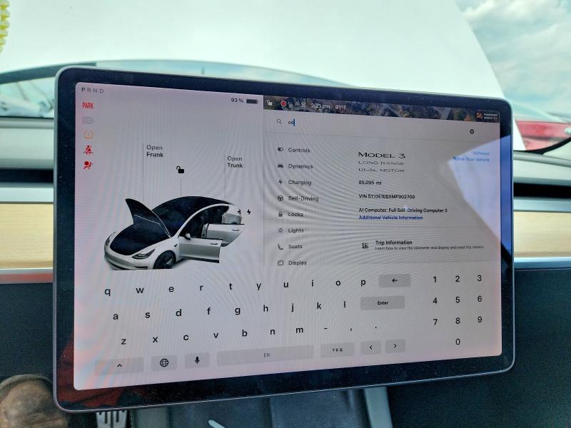 Aukcja sprzedaży 2021 Tesla Model 3, vin: 5YJ3E1EBXMF902709, numer aukcji: 58208006