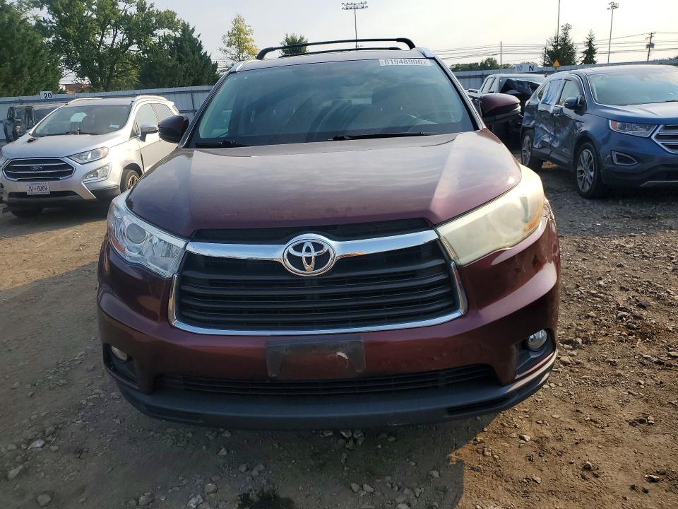 Aukcja sprzedaży 2015 Toyota Highlander, vin: 5TDJKRFH3FS157706, numer aukcji: 61948906