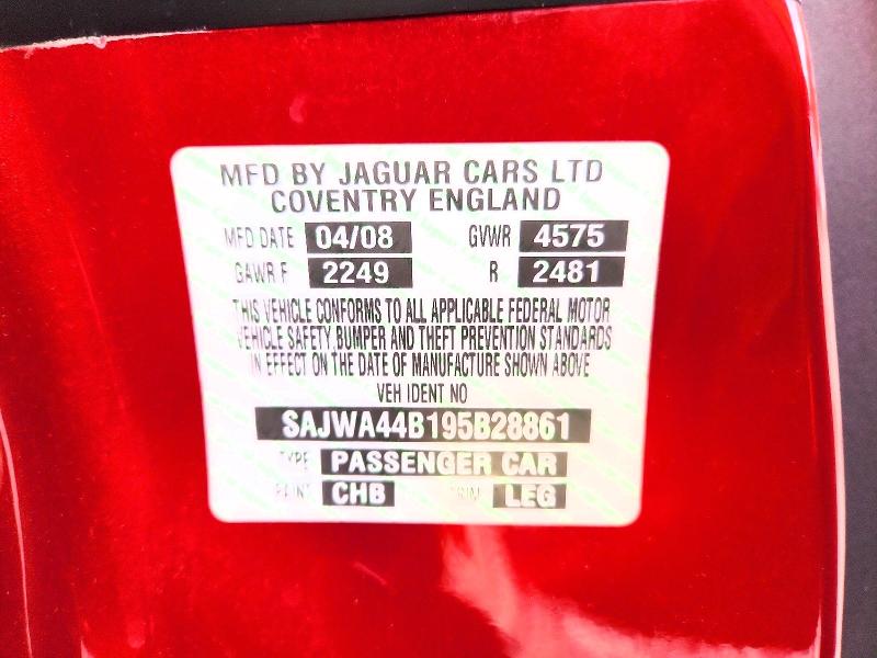 Продажа на аукционе авто 2009 Jaguar Xk, vin: SAJWA44B195B28861, номер лота: 60917216