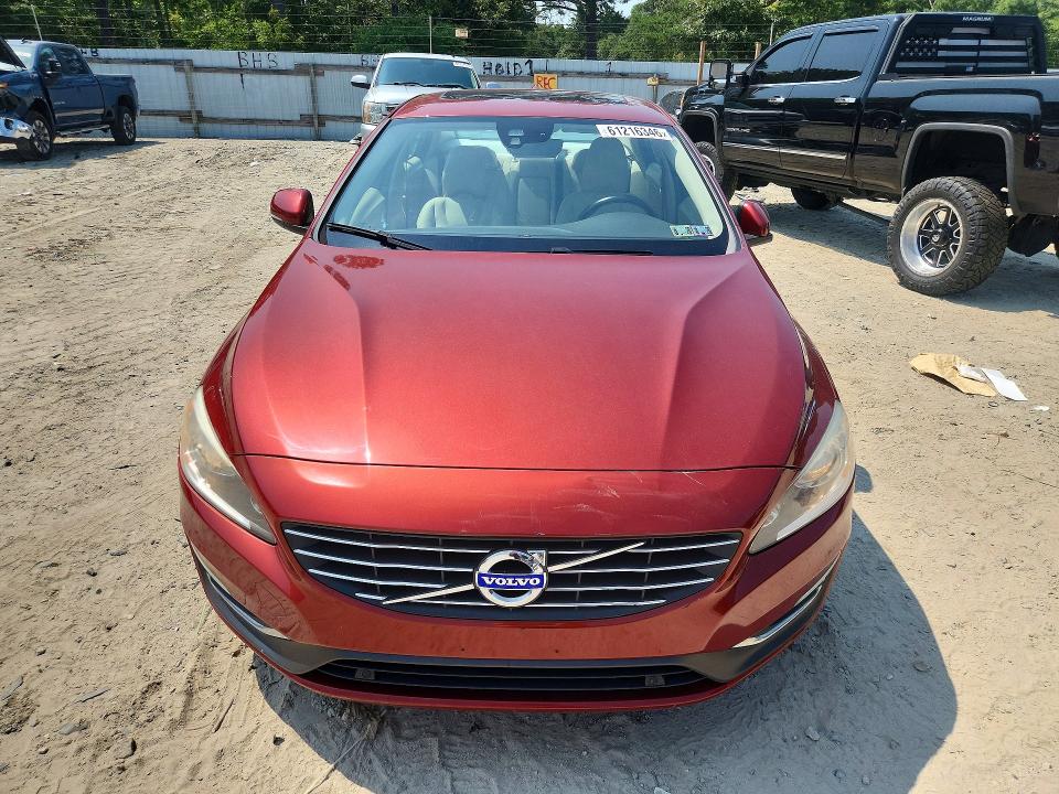 2015 Volvo S60 მანქანა იყიდება აუქციონზე, vin: YV126MFK8F1340226, აუქციონის ნომერი: 61216346