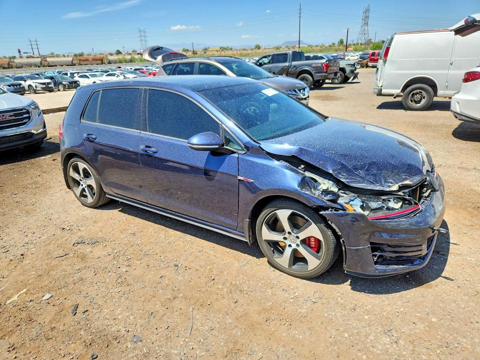 2017 Volkswagen Gti მანქანა იყიდება აუქციონზე, vin: 3VW447AU6HM063741, აუქციონის ნომერი: 63151386