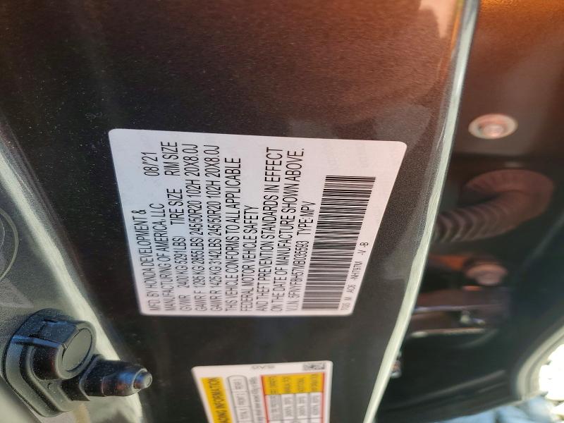 Продаж на аукціоні авто 2021 Honda Passport, vin: 5FNYF8H57MB035593, номер лоту: 61882646