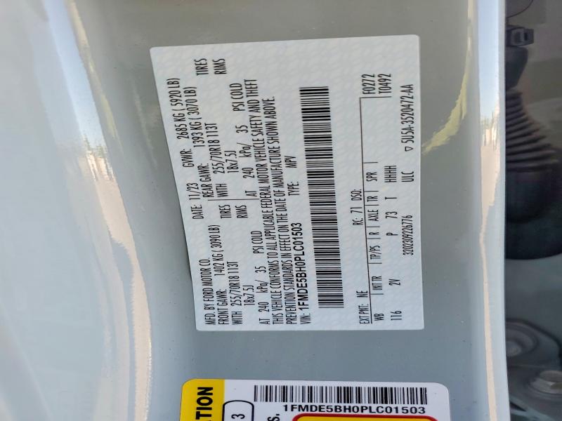Продаж на аукціоні авто 2023 Ford Bronco, vin: 1FMDE5BH0PLC01503, номер лоту: 60504576
