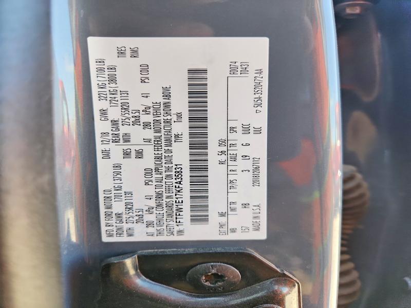 Продажа на аукционе авто 2019 Ford F150, vin: 1FTFW1E17KFA35831, номер лота: 60740046