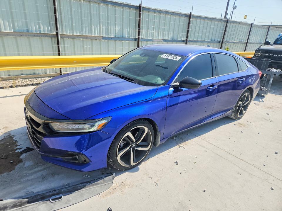 Aukcja sprzedaży 2022 Honda Accord, vin: 1HGCV1F38NA060200, numer aukcji: 61374636
