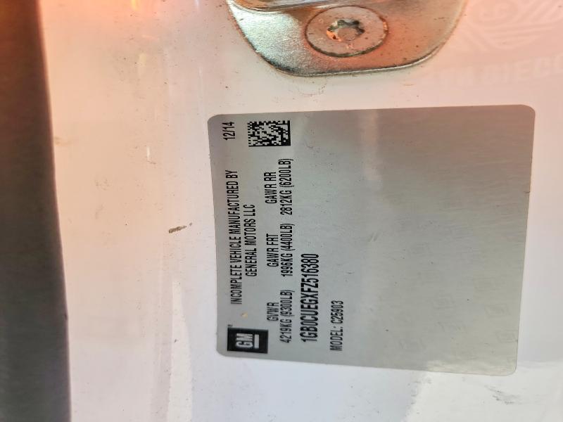 61964346 :رقم المزاد ، 1GB0CUEGXFZ516380 vin ، 2015 Chevrolet Silverado مزاد بيع