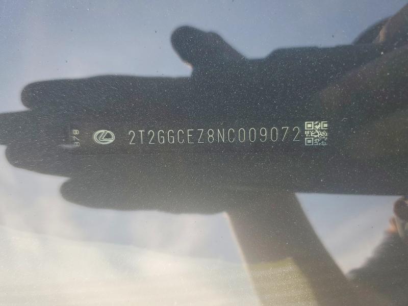 Aukcja sprzedaży 2022 Lexus Nx, vin: 2T2GGCEZ8NC009072, numer aukcji: 62573756