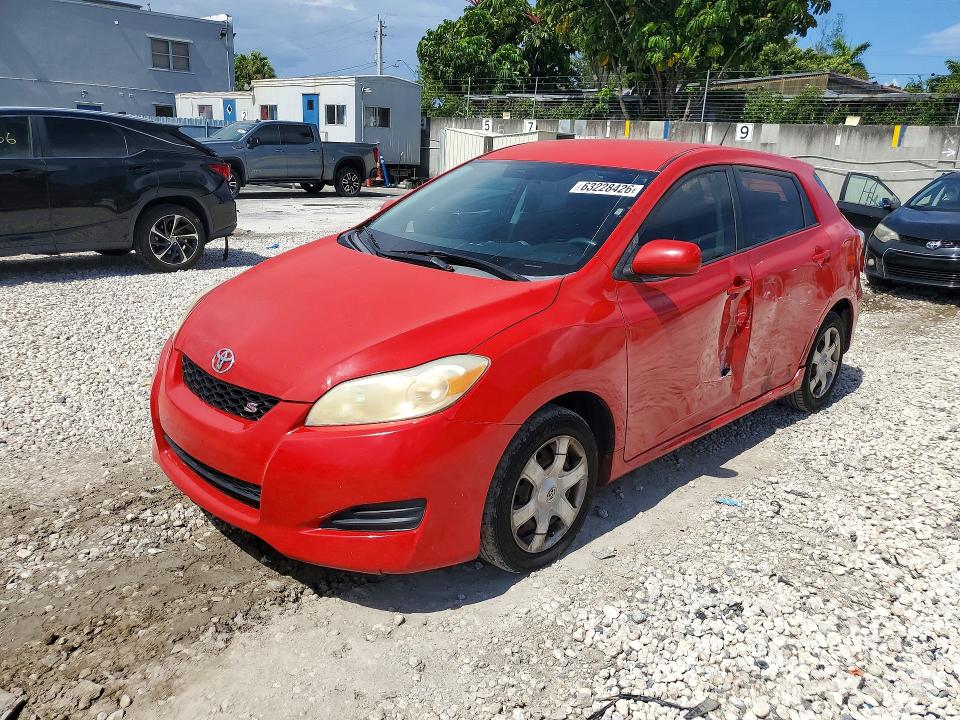 2009 Toyota Corolla Matrix მანქანა იყიდება აუქციონზე, vin: 2T1LE40E49C009286, აუქციონის ნომერი: 63228426