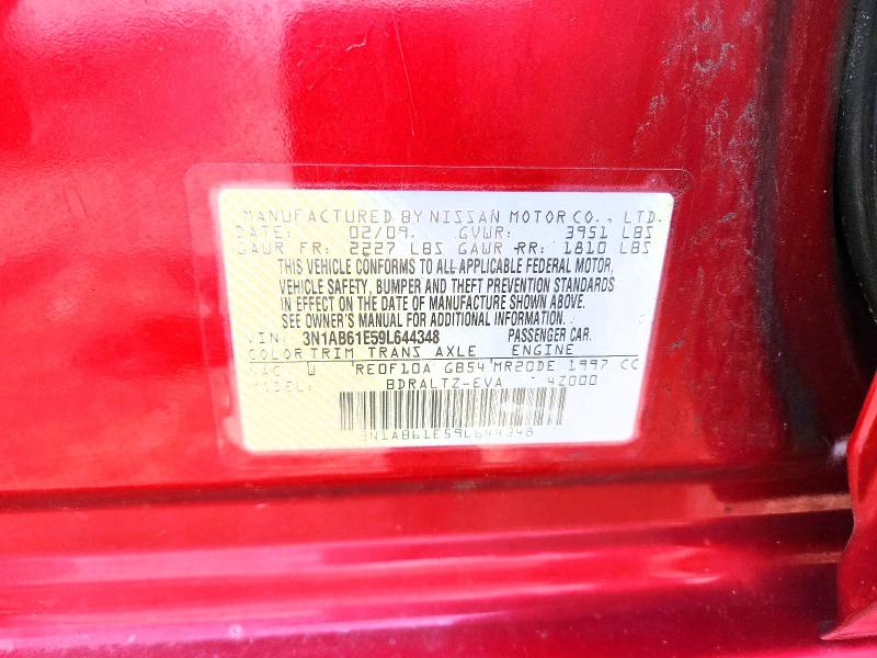 Aukcja sprzedaży 2009 Nissan Sentra, vin: 3N1AB61E59L644348, numer aukcji: 59872716