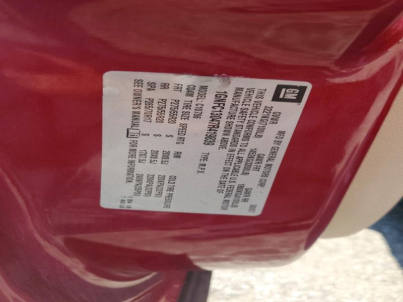 63423026 :رقم المزاد ، 1GNFC13047R419839 vin ، 2007 Chevrolet Tahoe مزاد بيع