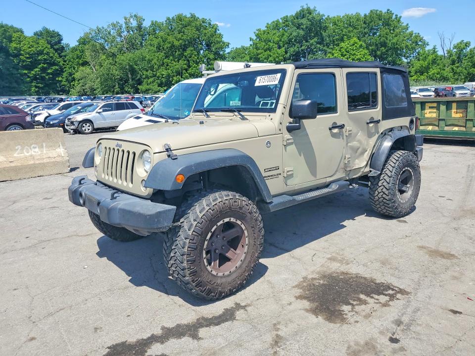 Продаж на аукціоні авто 2017 Jeep Wrangler Unlimited, vin: 1C4BJWDGXHL692844, номер лоту: 61570086