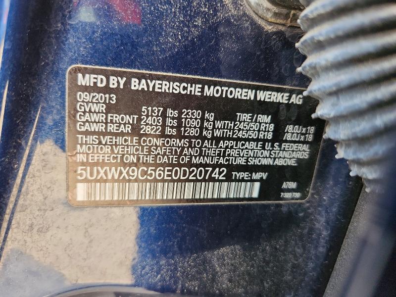 Продажа на аукционе авто 2014 Bmw X3, vin: 5UXWX9C56E0D20742, номер лота: 59970896