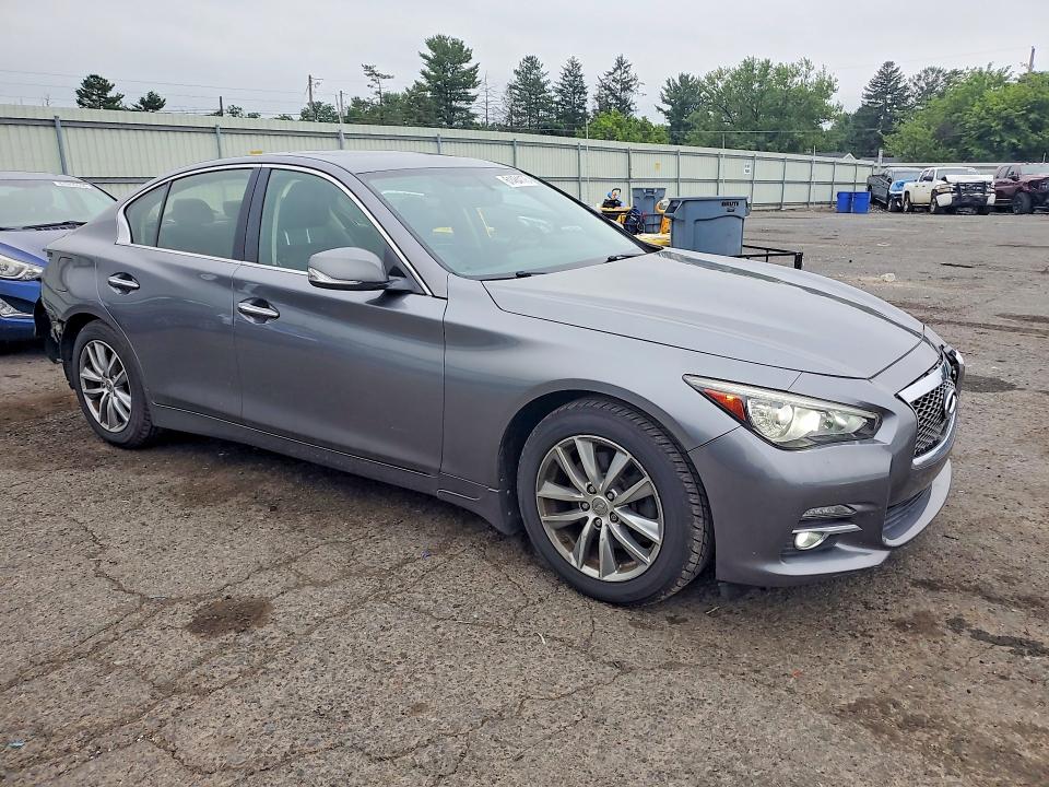 2014 Infiniti Q50 მანქანა იყიდება აუქციონზე, vin: JN1BV7AR8EM701114, აუქციონის ნომერი: 61484176