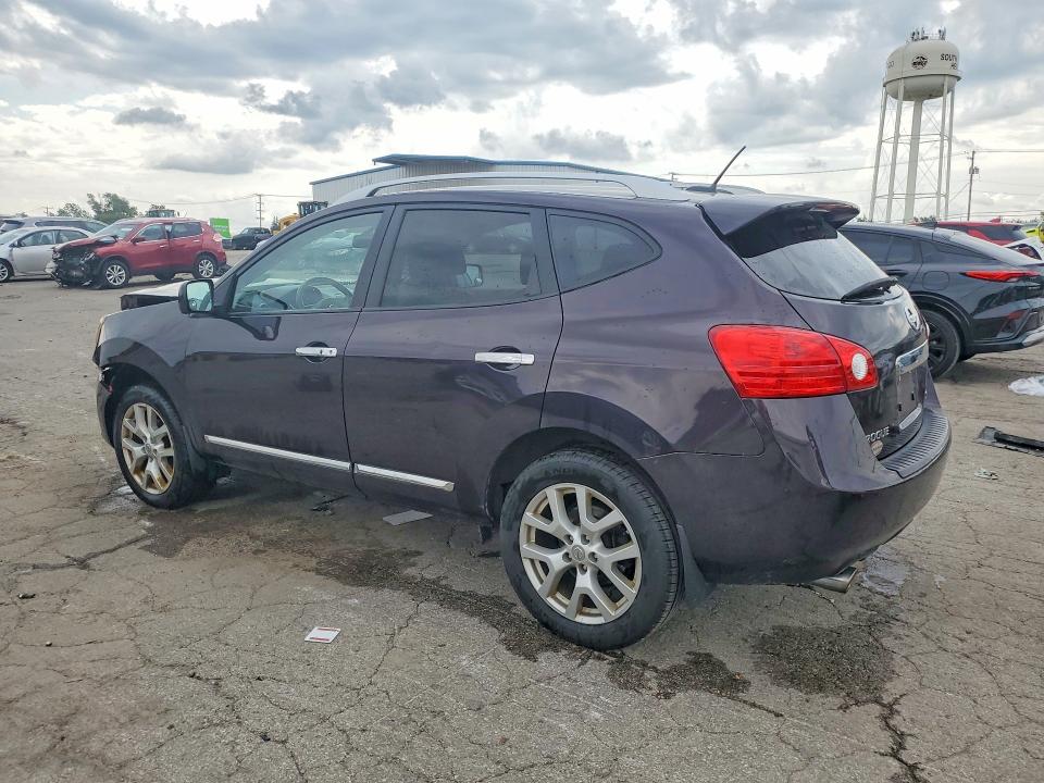 60184376 :رقم المزاد ، JN8AS5MV5DW106100 vin ، 2013 Nissan Rogue مزاد بيع