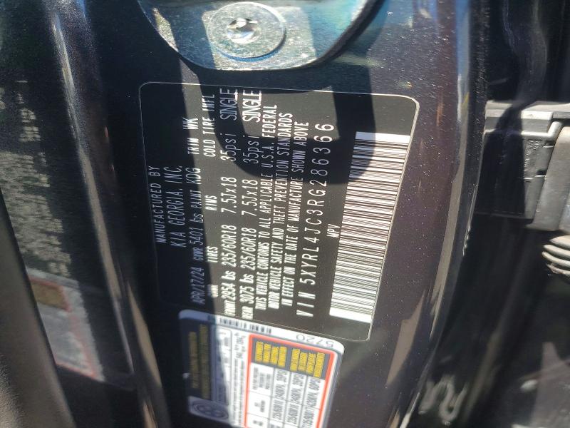 Aukcja sprzedaży 2024 Kia Sorento, vin: 5XYRL4JC3RG286366, numer aukcji: 60676716